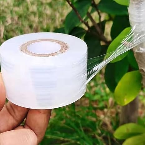 Image of Grafting Tape 1 inch x 100 Meter for Nursery, Garden and Plants, Transparent