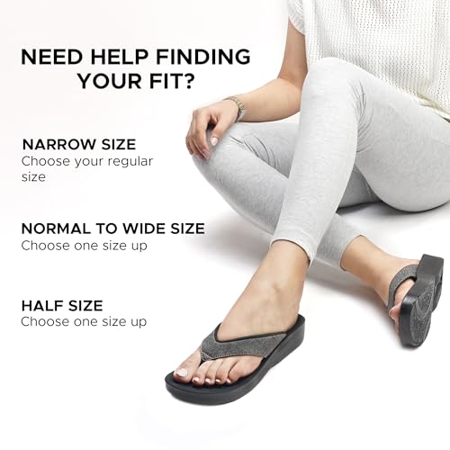Image of AEROTHOTIC Original Orthotic Comfort Thong Style Flip Flops Sandals for Women with Arch Support for Comfortable Walk