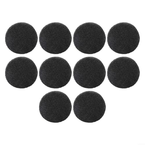 Honseadek Lot de 10 éponges filtrantes pour hotte aspirante pour cuisine intérieure, accessoire de filtre pour barbecue et casserole chaude, matériau au charbon actif