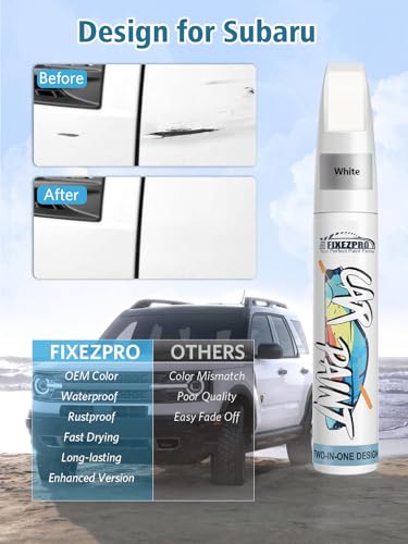 Image of 61K Dark Gray Metallic Touch Up Paint for Subaru, Color Exact Match Car Paint Scratch Repair Remover Pen Kit Quick & Easy Fix Vehicle Chips and Automotive Nicks Scuff