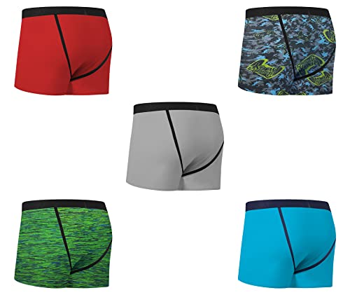 Image of Boys Boxer Briefs Cotton Underwear Combo Trunks Innerwear (Colors and Prints May Vary) Multicolors