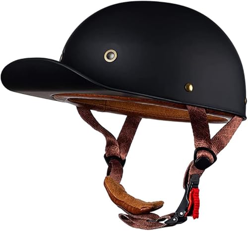 Casco abierto para moto scooter con visera solar talla XL para adultos unisex