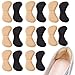 8 Paires Coussinet Talon Coussin de Talon, Autocollants à Talons Chaussure Femme Talon Doublure Auto-Adhésif Semelles de Chaussure Protecteur de Soins des Pieds pour Ajustement et Confort Améliorés