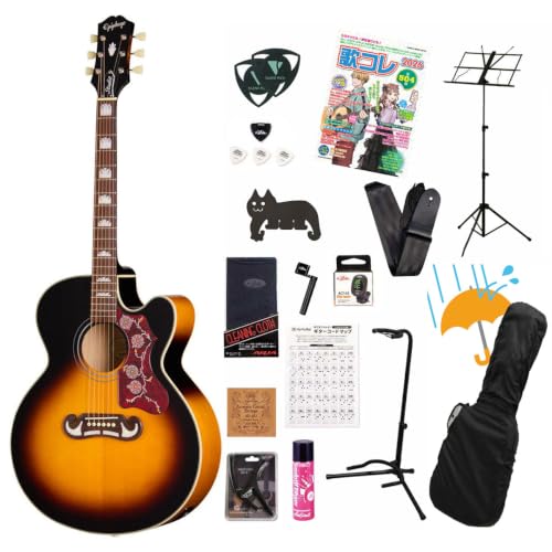 Epiphone/Studio Collection J-200 Studio EC Vintage Sunburst �A�R�M�e�����Ă񂱐���17�_���S�҃Z�b�gR