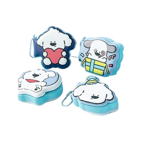 4PCS Fun Shape Sticky Notes Note Pad Presenting Vibranted Cartoon Art and Easy Tear Feature Enhancing Creativity Vibranted Carto