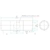 JYK 100pcs Round Bubble Level 6x20mm Mini Circular Bullseye Spirit Levels for Leveling Camera Tripod Telescope Workshop Turntable Pictures