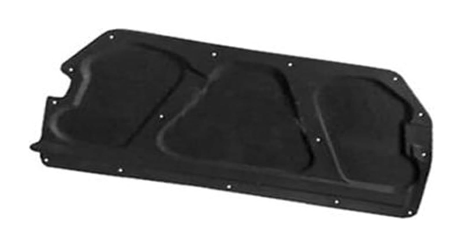 for Kia for Sportage 2 JE KM 2005-2010 Car Hood Engine Insulation Soundproof Heat Cotton Liner Car Sound Insulation Cotton(Black Style 1)