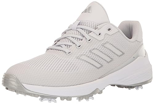 adidas Women's ZG23 Vent Golf Shoes, Dash Grey/Footwear White/Silver Metallic, 10
