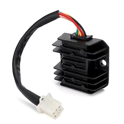 Régulateur Redresseur 12V 4 Broches Universel Pour Moto, Scooter, Quad 150-250cc - En Alliage D'aluminium, Avec Dissipateur Thermique