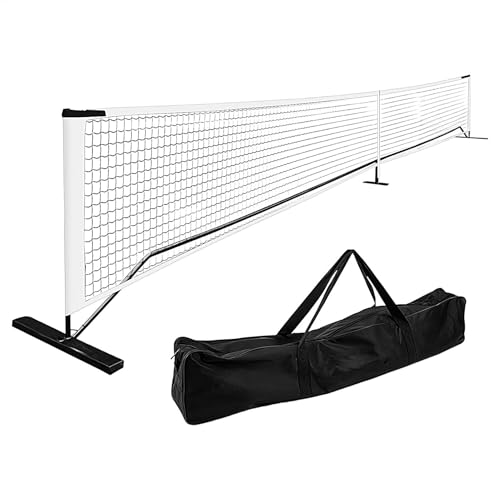 Red De Bádminton: Red De Tenis Para Exteriores, Red De Malla De Tenis Portátil, Red De Práctica De Tenis Desmontable, Red De Tenis De Entrada De 9,5 Kg Con Bolsa De Transporte Tenis/bádminton De 22 Pi