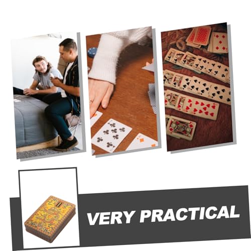 Goldplated Pokerkarten aus Leicht und Tragbar Unterhaltsames Kartenspiel für Party Familie und Freunde Geeignet für Erwachsene – Bild 7