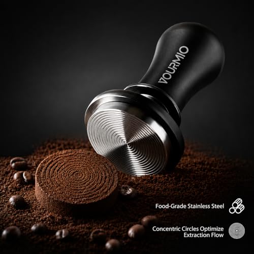 Image of 51mm Espresso Tamper, Spring Loaded Self leveling Coffee Tamper