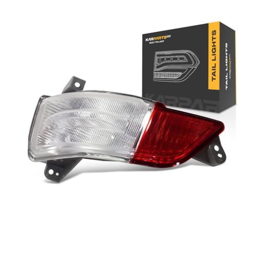 For Honda Pilot 2016 2017 2018 Back Up Light Driver Side | CAPA Certified | Clear & Red Lens | On Bumper | Replacement For HO2882100, HO2882100C | 34550TG7A02