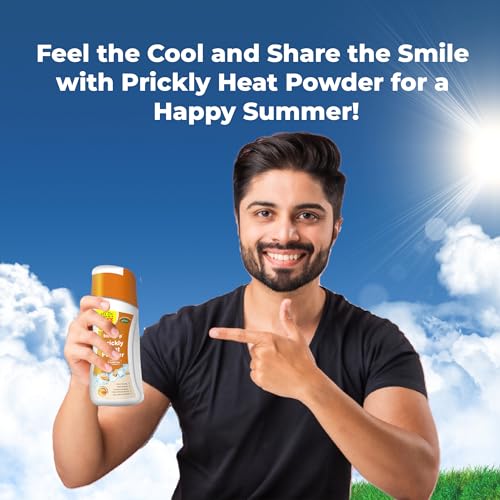 Image of Itchstop Prickly Heat Powder | Fast Cooling Relief from Prickly Heat, Rashes, Itching, Sunburn, Sweat, Excess Moisture, Body Odor, Skin Burning & Irritation | Keeps Skin Fresh, Dry & Free from Bacteria All Day | Fine-Textured Talc for All Ages - Adults & Kids | 150g (Wild Sandal (Pack of 3))