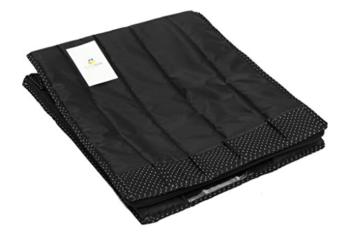 Image of Homestrap Quilted parachute Trouser /Pant Covers - Black - Set of 3