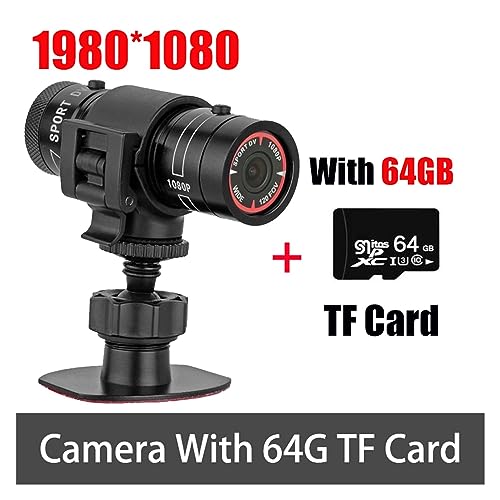 Mini caméra Full HD 1080p action VTT avec carte 64Go et enregistreur vidéo casque - 2
