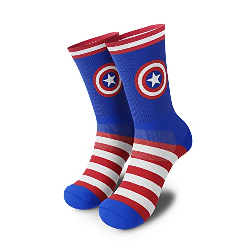 HappyTraining Calcetines Deportivos 100% Técnicos I'm a Superhero Talla M, transpirables,...