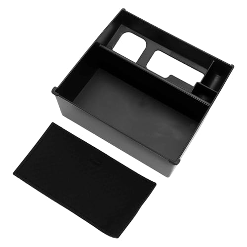 FUELHOOD マツダ MAZDA6 GJシリーズ用 センターコンソールアームレストオーガナイザートレー アームレストインサートトレー 収納ボックス ABS ブラック