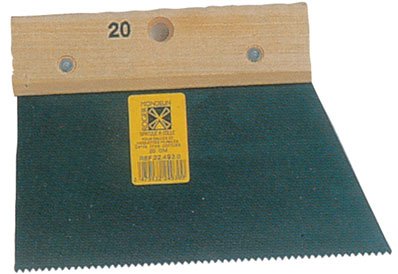 Générique - Spatule ou peigne a colle finement dentele -