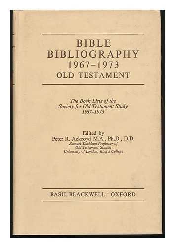 The Old Testament: An Introduction, Including t... 063108830X Book Cover