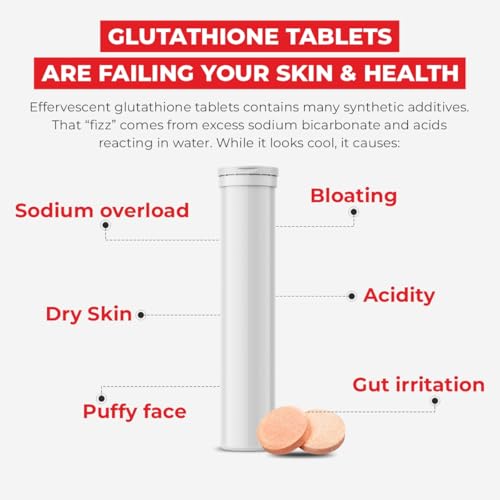 Image of Cureveda Glutathione 98% + pur | High Absorption Powder for Skin Brightening, Anti-Aging & Detox | Naturally Fermented L-Glutathione with Vitamin C, Grape Seed extract & Astaxanthin| 15 Sachets (Pineapple Flavor)