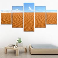 SIGNWIN 5 Panel Canvas Wall Art Modern Art Desert Multicolor Nature Photography Relax/Calm Southwest for Home Decorations Ready to Hang - 60