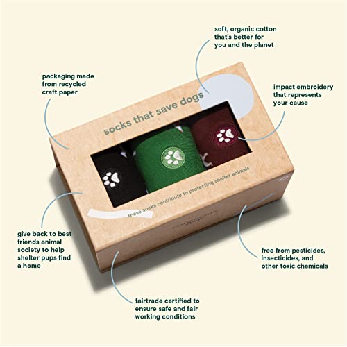 Image of Conscious Step Women's Fair Trade Organic Cotton Crew Socks | 3 Pack | Every Pair Helps Support our Humanitarian Partners