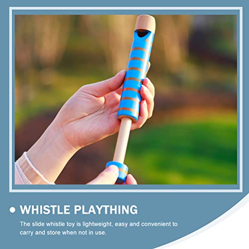 MILISTEN Pull-push houten fluitje kinderen wind instrument speelgoed kinderen muzikaal speelgoed - Image 5