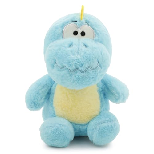 Image of Blue Dino Soft Toy for Kids with Cute Hug-Friendly Plush for Babies, Toddlers & Children Safe, Lightweight & Easy to Clean (25CM)
