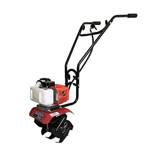 Garden Trax Mini Tiller Cultivator Powerful 33cc 2-Cycle Engine