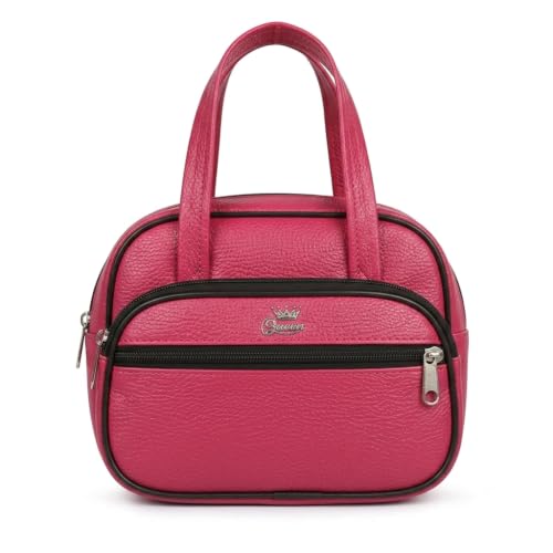 Image of Women's Stylish Trendy Leather Mini Handbag - Fashionable, Compact Purse for Casual and Formal Occasions