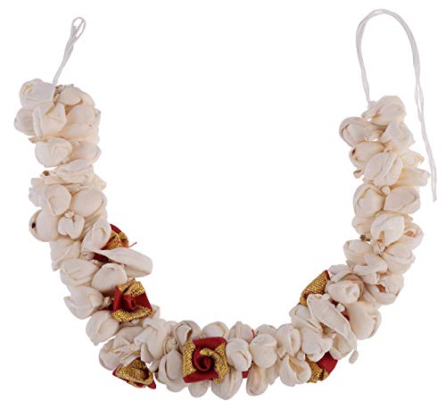 AakarShana jewels womens;girls Hair Accessory GAJRA Veni Hair Flowers White