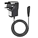 12V for Braun Shaver Charger Cable Series 1 3 5 7 9 Shaver, Silk-Epil Epilator 5 7 9, UK Plug 3 Pin Power Lead Replacement for 5544, 3040S, 5409, 7220, 5377 Models (1.5M Cable)