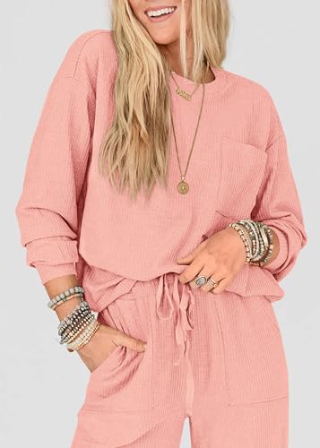 KIRUNDO Womens Lounge Set Postpartum Going Home Outfits(Pink, M) - image 5