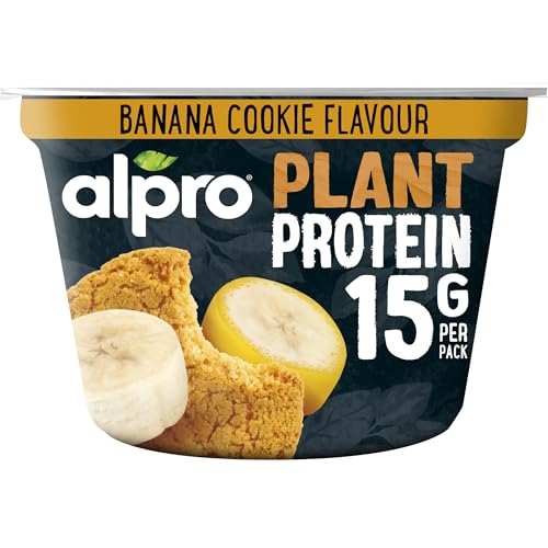 Alpro 15 g Banana Biscuit High Protein Soya Yoghurt Alternative