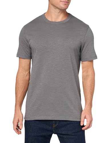 BOSS Mens Tonal Square Patch Logo Jersey T-Shirt