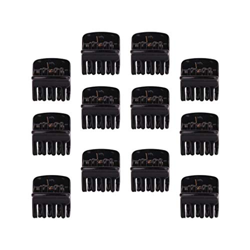 Frcolor バンスクリップ ミニ ヘアクリップセット 女の子 べっ甲クリップ 髪留め バレッタ ヘアアクセサリー 髪飾り 24個セット