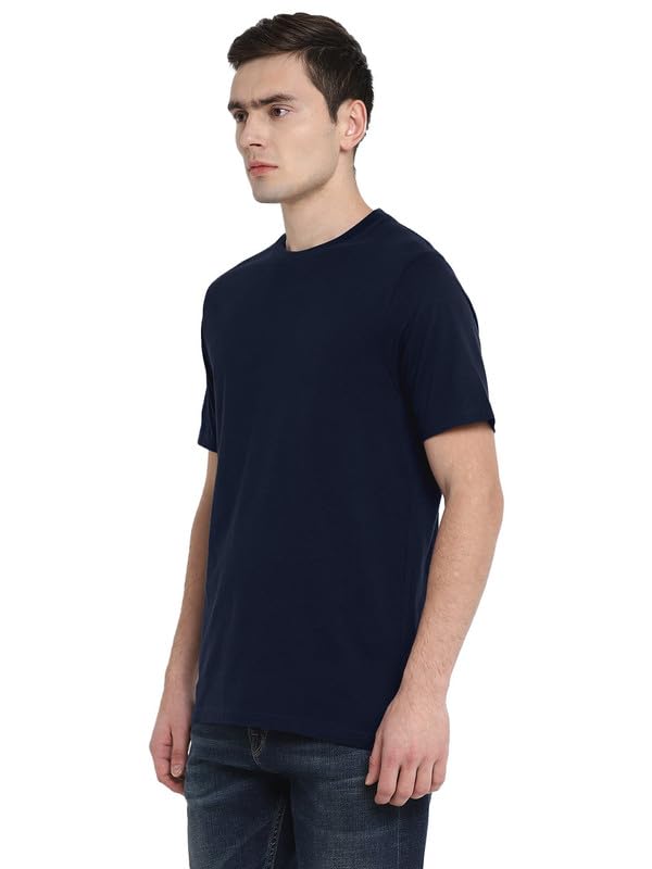 Image of AMERICAN CREW 100% Supima Cotton Round Neck T-Shirt for Men