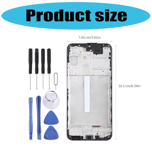 Écran LCD pour Galaxy A25 avec châssis intégré et kit d'outils