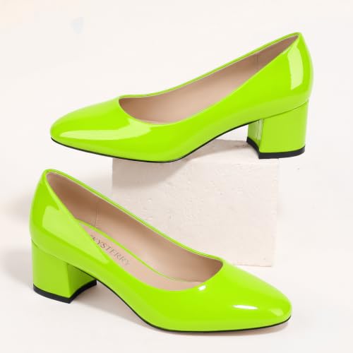 Image of SKYSTERRY Women's Low Heel Dress Pumps Shoes 2 Inch