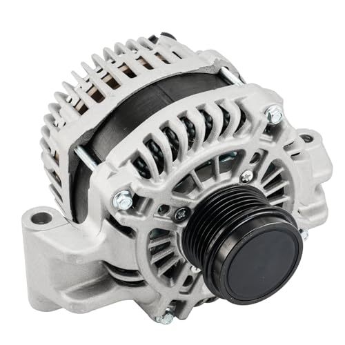 Image of KAX New Alternator 11554N Fit for 2017-2022 Jeep Compass,2014-2019 Cherokee,2015-2021 Renegade, 2015-2017 Chrysler 200 2.4L,160Amp Replace 20024,2104198,11554,56029624AC,56029624AB,56029624AA