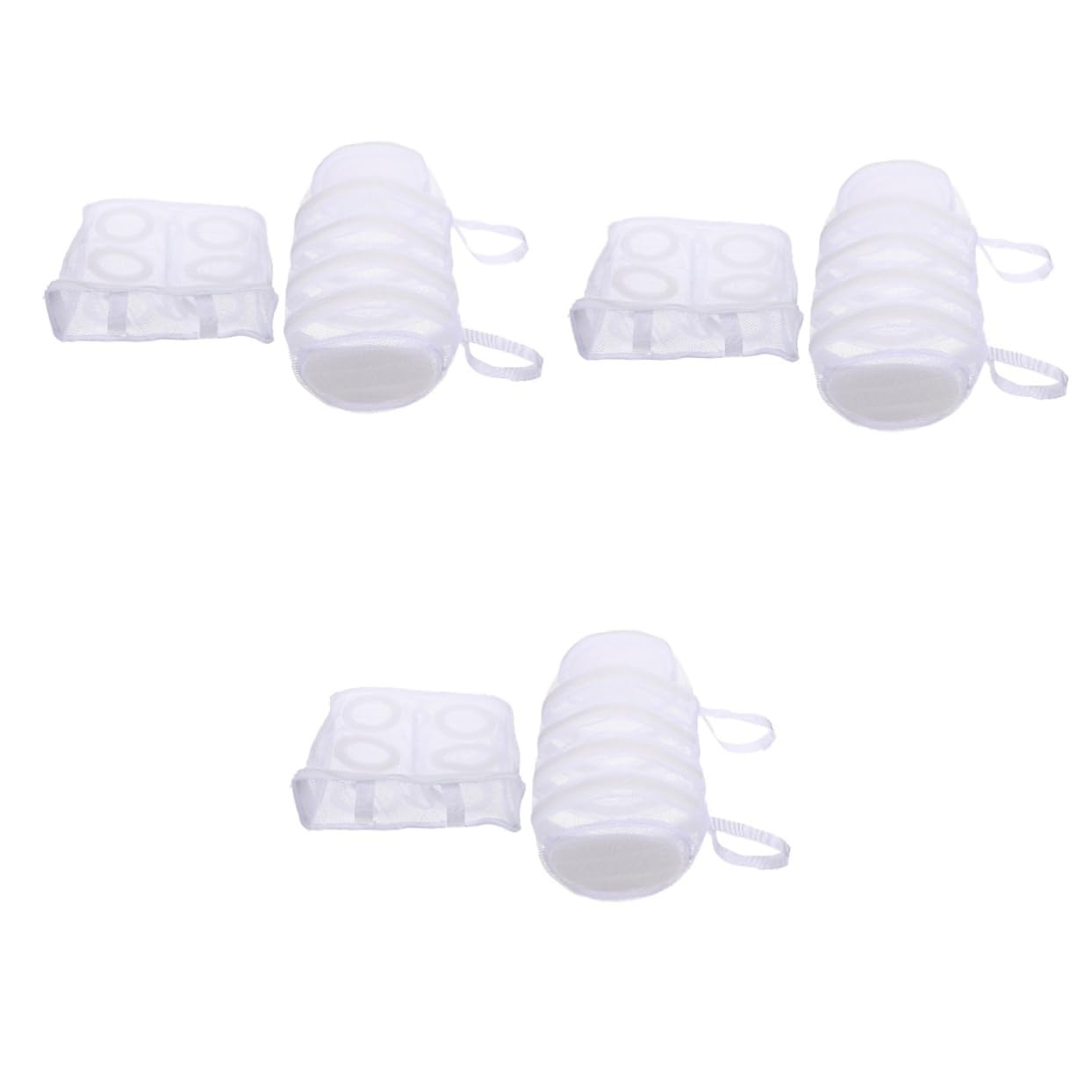 6 Stk Schuhwaschbeutel Wäschebeutel Schuhwäschesack Beutel Für Schuhtrockner Wäschenetz Waschen Schlafkissennetz Hausbedarf Sneaker-trockensack Mehrzweck Weiß Schuhe Polyester-netz