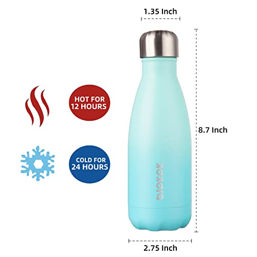 Image of BJPKPK 12 oz Small Insulated Water Bottle, Stainless Steel Leak Proof Flask