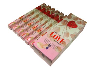 Amazon.co.jp: DARSHAN(ダルシャン) ラブ香 スティック LOVE 6箱セット