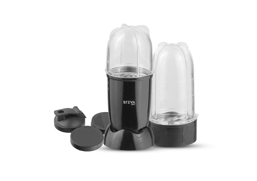 STEVA Nutri Blender Powerful 400W Motor Versatile Jar Set Safety Features for Smoothies More
