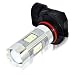 Alla Lighting 3200 Lumens Newest Version Ice Blue H11 LED Fog Lights Bulb High Power 3030 27-SMD Extremely Super Bright LED H11 Bulb for H16 H11 H8 LED Fog Light Bulbs, 8000K Ice Blue (Set of 2)