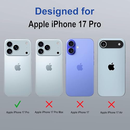 Image of Zapcase Back Case Cover for iPhone 17 Pro | Compatible for iPhone 17 Pro Back Cover | Scratch-Resistant Back Cover | Sierra Blue