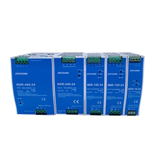 Alimentation de commutation NDR-240-24 AC DC 24V rail DIN ultra fine pour équipement électrique
