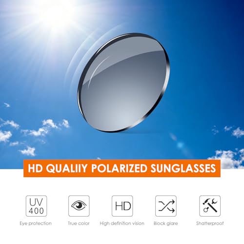 Image of Night Driving Glasses Fit Over for Men Women, Anti Glare Polarized Night Vision Driving Glasses HD Yellow Lens