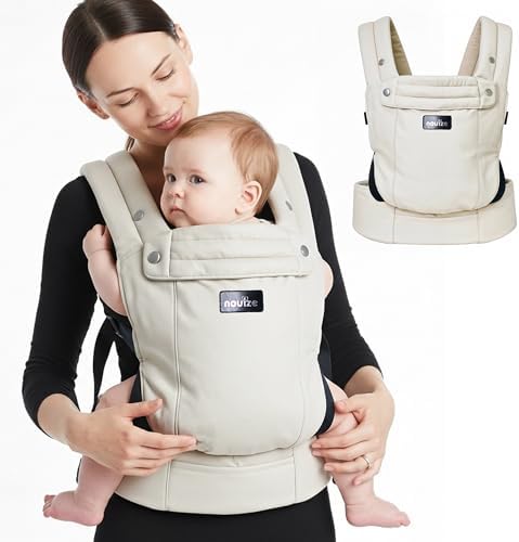 Ergonomic Baby Carrier for Newborn to Toddler - 100% Cotton, Brea...